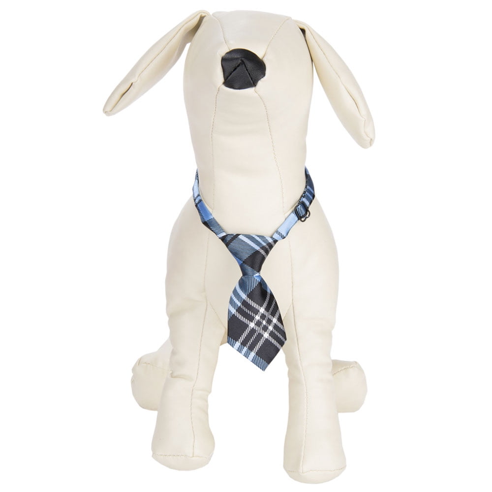 Pet Products Checker Plaid Necktie Collars For Small Dogs And Cats