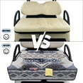 thumbnail image 6 of COEQINE Golf Cart Seat Cover Blanket Towel Accessories, Portable Foldable Design with Carry Handle, Universal Fit for EZGO/Yamaha/Club Car with 4 Pockets, American Tribal Geometric Blue, 6 of 8