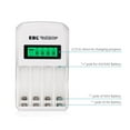 thumbnail image 5 of EBL Rechargeable AA Batteries with LCD Battery Charger, 12 Pack of 2300mAh 1.2v Ni-MH AA Rechargeable Battery and Smart Independent Slot Battery Charger, 5 of 9