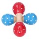thumbnail image 4 of Bola de Martillo de Madera ANGGREK Patrón Colorido Para familias, 4 of 7