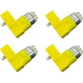thumbnail image 1 of CHANCS Gear DC Motor 1:48 Magnetic Chassis Motor Right Angle Speed Reducing Small Motor for Robot Remote Control Car Geared Magnetic Gearbox Engine 4PCS, 1 of 6