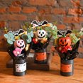 thumbnail image 1 of Mini Ramo de Calabazas de Halloween | Adorno de Calabaza Fantasma Pequeño | Plástico Rosa | 20 Cm | 1 Pieza, 1 of 6