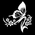 thumbnail image 1 of HEVIRGO Reflective Flowers Butterfly Car Styling Decorative Stickers Auto Decals Decor, 1 of 6