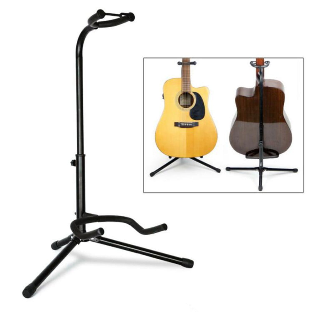TELESCOPIC GUITAR STAND ACOUSTIC/ELECTRIC/BASS ADJUSTABLE TRIPOD STAND NEW 