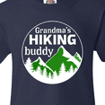 thumbnail image 4 of Inktastic Grandma's Hiking Buddy with Mountains and Trees Youth T-Shirt, 4 of 5