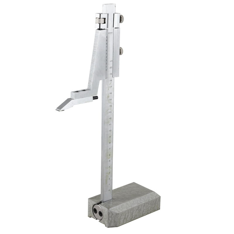 Height Vernier Caliper Ruler 20cm Steel Vernier Altimeter with Ruler