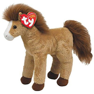 ty beanie baby tornado brown horse