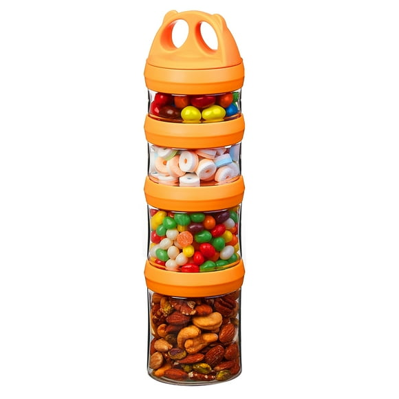 Contenedores de Almacenamiento de Alimentos SELEWARE Apilables y Herméticos 925 ml
