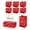 RedA, variant on Graduation Decorations 2026 Card Box, Red Congrats Grad Paper Gift Crad Boxes Holder for Class of 2026 Graduation Decoration Supplies Table Decor Favors Props Decor, 9 x 9 x 9 inches