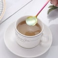 thumbnail image 4 of Cuchara de té helado de mango largo, cucharas para revolver cócteles, cucharas de café de acero inoxidable Juego de 6 Vhermosa, 4 of 5