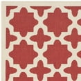 thumbnail image 4 of SAFAVIEH Courtyard Amanda Geometric Indoor/Outdoor Area Rug, Red/Bone, 9' x 12', 4 of 6