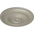 thumbnail image 3 of 31 1/2"OD x 2 1/2"P Traditional Ceiling Medallion (Fits Canopies up to 8 1/4"), Hand-Painted Pearl White, 3 of 6