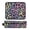 Rainbow Colors Leopard Print, variant on Hair Tool Organizer Bag with Heat Resistant Mat Removable Travel Storage Case for Hot Air Brushes Curling Irons Gold Leopard Pattern