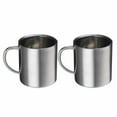 thumbnail image 2 of 2Pc Stainless Steel Cup - 2 Pcs Stainless Steel Coffee Mug 20/ 400Ml Insulated Coffee Mug With Lid Thermal Coffee Mugs Perfect Travel Cups, By PRYESS, 2 of 6
