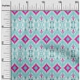 thumbnail image 1 of oneOone Cotton Poplin Fabric Geometric Ikat Printed Craft Fabric BTY 56 Inch Wide, 1 of 4