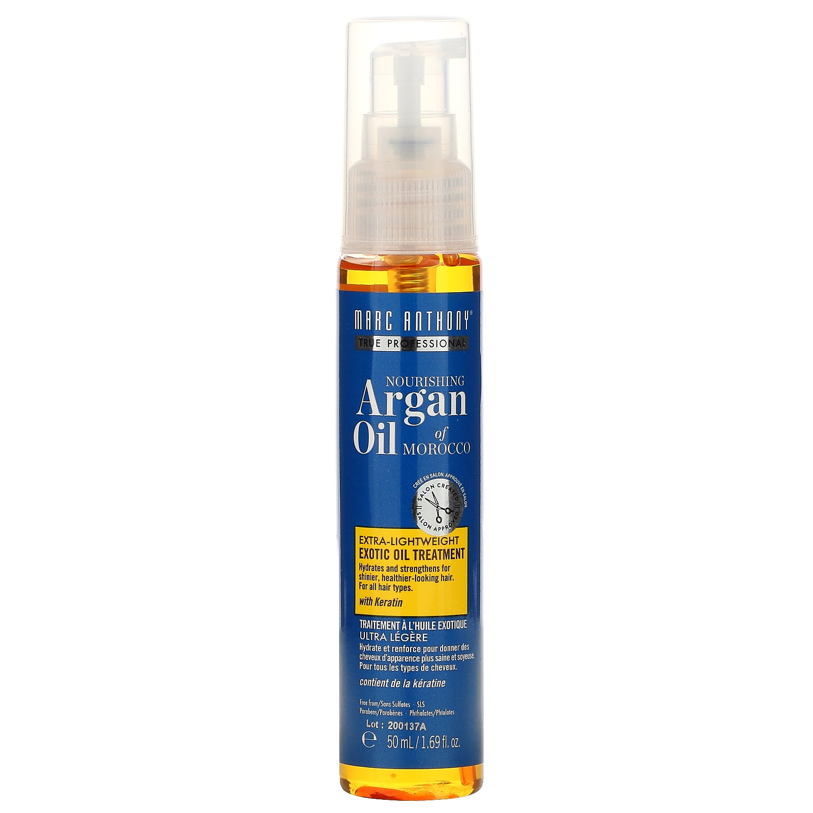 Marc Anthony Nourishing Argan Oil of Morocco Exotic Oil Treatment, 1.69 fl oz. Marc Anthony Nourishing Argan Oil of Morocco Exotic Oil Treatment, 1.69 fl oz.