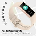 thumbnail image 3 of Color rosa-Reloj conectado para mujer, reloj deportivo inteligente, sueño, cronómetro, reloj inteligente IP67, táctil 25 modos podómetro calorías cronómetro regalos para, 3 of 5