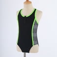 thumbnail image 3 of MSemis Kids Girls 2 Piece Tankini Set Rash Guard One-piece Swimsuit, 3 of 7