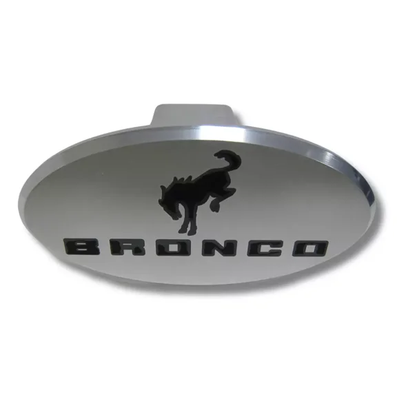 Ford Bronco Engraved Emblem Oval Chrome Tow Hitch Cover Official Licensed