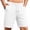 White, variant on Besolor Men's Running Shorts Wide Leg Elastic Drawstring Waist Thin Breathable Summer Beach Casual Workout Shorts with Pocket(X-Large,White)