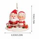 thumbnail image 3 of Seyotauo Growing Old Together Personalized Acrylic Ornament Customized Gnome Christmas Couple Ornament 2025 Xmas Tree Decor Hanging Ornament Gift for Old Couple Husband Wife, 3 of 6