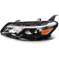 thumbnail image 5 of Pair Black Clear Headlights Assembly Left+Right For 2016 2017 2018 Chevy Malibu, 5 of 8