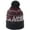 Purple/Black, variant on Under Armour Mens Burgundy & Black Snowflake Beanie Stocking Cap Winter Hat