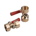 thumbnail image 1 of Valve 1/2 Pouces avec Manomètre, Valve à Bille pour Butée, Instrumentation Bidirectionnelle, 1 of 9