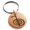 Rose, variant on Stainless Steel Reiki Cho Ku Rei Power Engraved Small Medallion Circle Charm Keychain Keyring