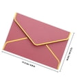thumbnail image 2 of Mobutofu 6Pcs Wedding Invitation Envelopes Dark Red Vintage Design for Cards Storage and Special Events, 2 of 7