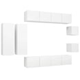 thumbnail image 3 of vidaXL TV Cabinet Set 8 Piece Chipboard Hifi Cabinet Multi Colours 31.5"/39.4", 3 of 105