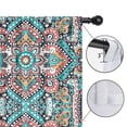 thumbnail image 4 of Blackout Kids Curtains,Multicolor Ethnic Paisley Pattern Childrens Insulated Curtains Set Of 2,Bedroom Essentials,Toddler Room Decor 42x63in(106x160cm), 4 of 5