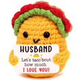 thumbnail image 1 of Taco de regalo hecho a mano a ganchillo romántico para marido o mujer, 1 of 7