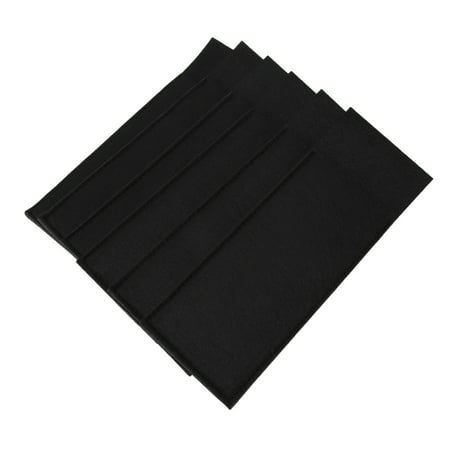 

placemat felt Felt Placemat Set of 18 - Washable -Heat-Resistant Placemats -Contains Coasters and Cutlery Bag Black