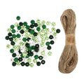 thumbnail image 1 of 1 Set St. Patrick's Day Wood Loose Beads String Beads Diy Handmade Making Beads, 1 of 7