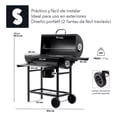 thumbnail image 2 of Parrilla Asador De Carbón Tipo Barril Con Ruedas Acero Inox, 2 of 5