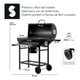 thumbnail image 2 of Parrilla Asador De Carbón Tipo Barril Con Ruedas Acero Inox, 2 of 5