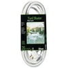 Woods 992222 20’ White SJTW Weatherproof Outdoor Extension Cord