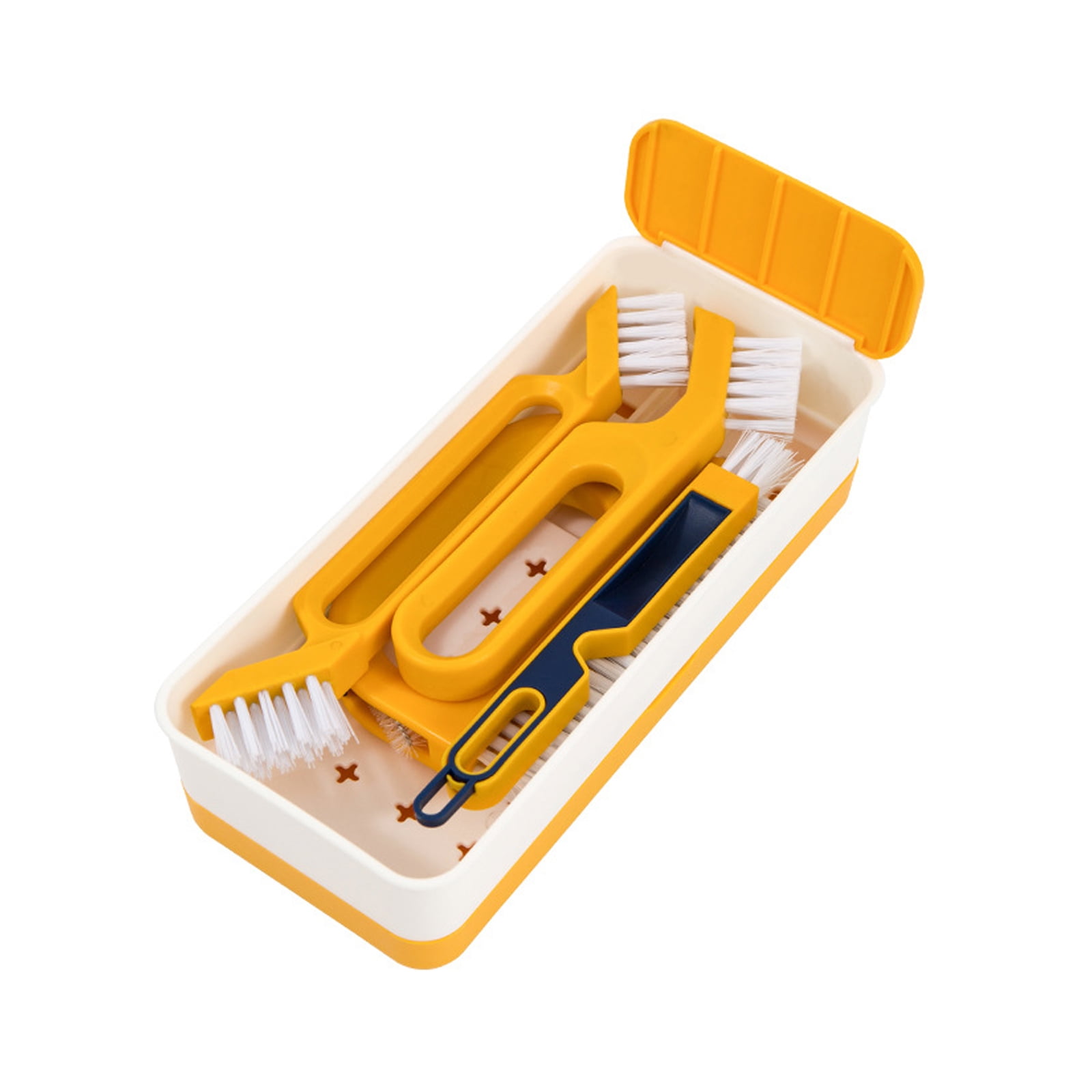 Brush Set Cleaning Brushes For Corner Window Grooves PP + Wool PET Multifunctional Bristles