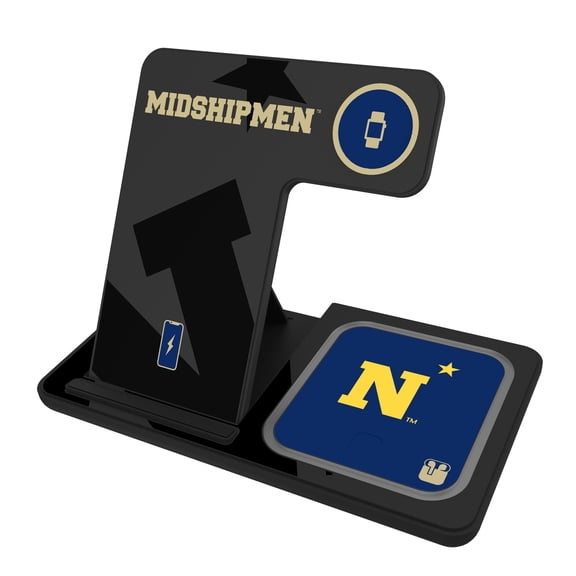 Keyscaper Navy Midshipmen 3-In-1 Wireless Charger