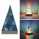 thumbnail image 1 of Lámpara acrílica de pirámide de luz 3D creativa, luz nocturna, adorno, mesita de noche, lámpara táctil para escritorio, sala de estar, dormitorio,, 1 of 10