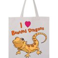 thumbnail image 4 of Inktastic I Love Bearded Dragons Tote Bag, 4 of 4