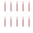 thumbnail image 2 of Greeniant Paquete de 10 estacas para tienda de campaña, para acampar al aire libre, portátiles, de aleación de aluminio, estacas para toldo, carpas Rojo, 2 of 6
