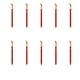 thumbnail image 1 of Estacas para tienda de campaña Eigraketly paquete de 10 aleación de aluminio Rojo OD025157-01, 1 of 6