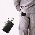 thumbnail image 3 of WRKEKC Clearance Retro Faraday Bag for Car Keys - RFID Shielding Anti-Theft Protection, Leather-Textured Portable Key Pouch with Zipper Closure (12x7x2cm), 3 of 6