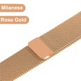 thumbnail image 1 of Correa de Metal para Samsung Galaxy Watch 4, 5, 6, Active 2, 40mm, 44mm, pulsera de repuesto de bucle magnético milanés clásico, 1 of 4