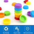 thumbnail image 3 of Silicone Rubber Bottle Caps, 7PCS Reusable Beer Caps Bottles Cover for Home Brewing Beer, Soft Drink, Wine Bottle, Beer Bottle, Soda Bottles Kitchen Gadgets, 7-Colour, 3 of 5