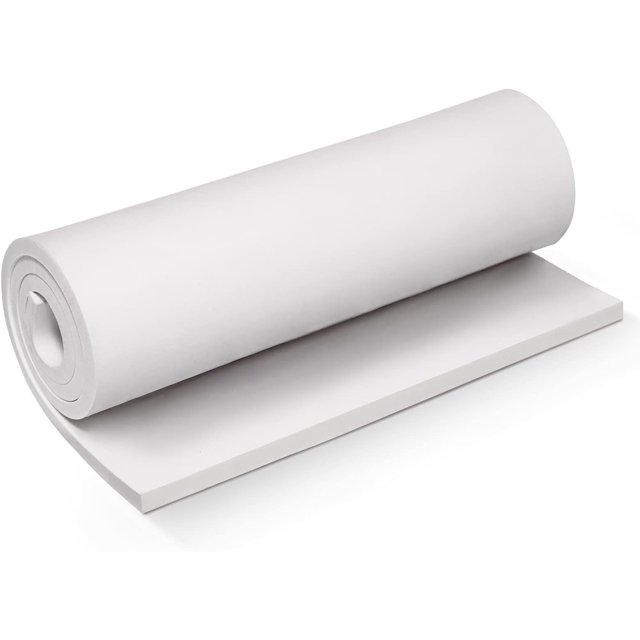 Rollo de Hojas de Espuma Negra, Hoja de Espuma EVA Grande Premium para Cosplay, 13,9" x 59", 5 mm de Grosor, Densidad 86 kg/m3 para Disfraces de Cosplay, Manualidades, Proyectos de Bricolaje por MEARC