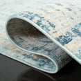 thumbnail image 5 of SAFAVIEH Aria Christian Distressed Runner Rug, Ivory/Blue, 2' x 8', 5 of 7