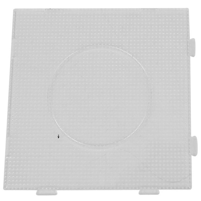Transparent Geometric Pegboard Template Kids Children Toys for 2.6mm Perler Beads (Big Square)